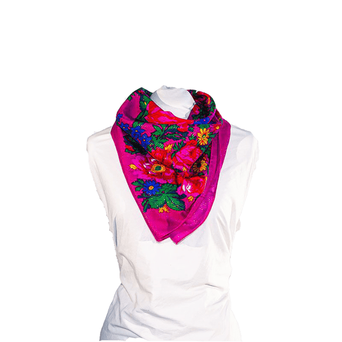 Metallic Kokum Floral Scarf Pack of 10