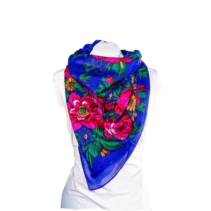 Metallic Kokum Floral Scarf Pack of 10