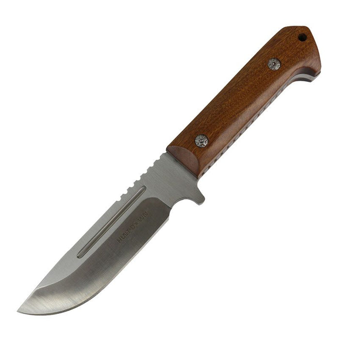 Hunt-Down | 9.5" Hunting Knife Fixed Full Tang Blade with wood handle [HD-13572]