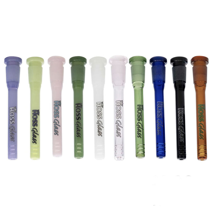 Hoss Glass | 5.5" Full Colour Downstem diffuser with cuts [YX10C]