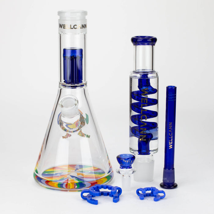 WELLCANN | 18" Glycerine Detachable Glass Bong [560]