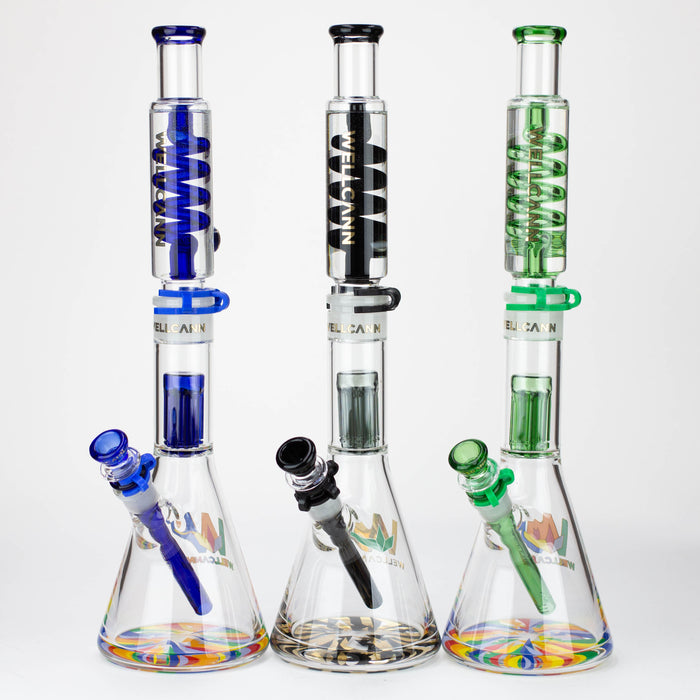 WELLCANN | 18" Glycerine Detachable Glass Bong [560]