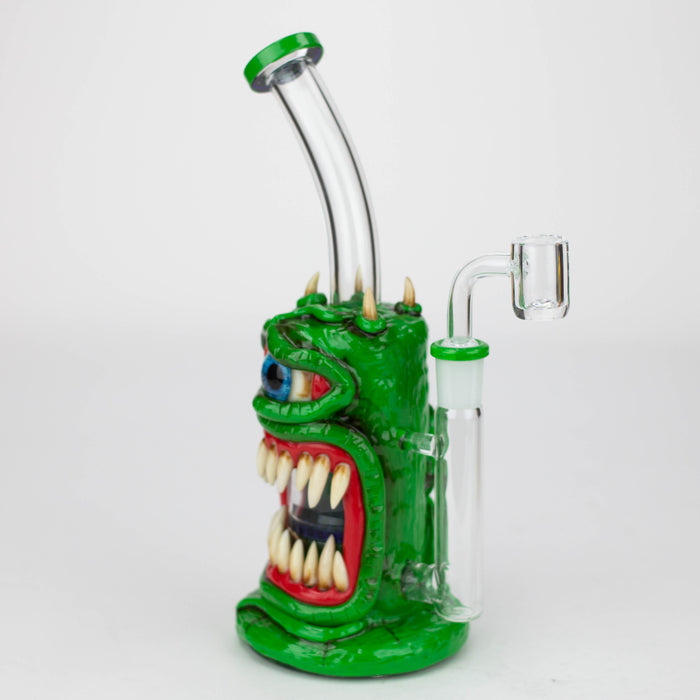 9.5"  Resin 3D glow artwork Dab Rig [TX801]