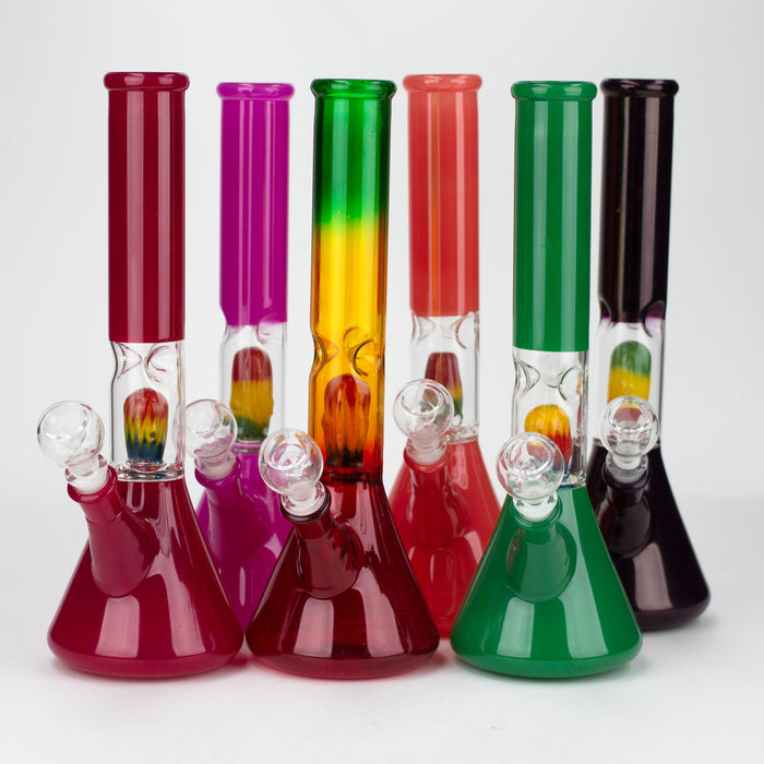 12" Rasta Water Beaker Water Bong [UB-12-RASTA]