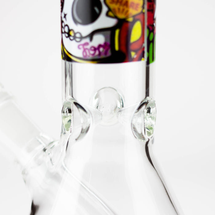 9.8" Cartoon glass water bong [C4114-93]