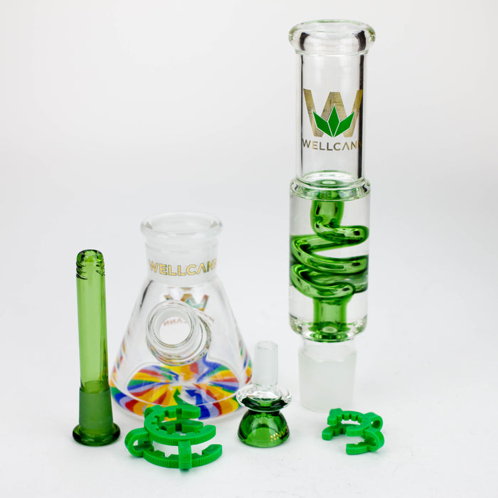 WELLCANN | 12" Glycerine Detachable Glass Bong