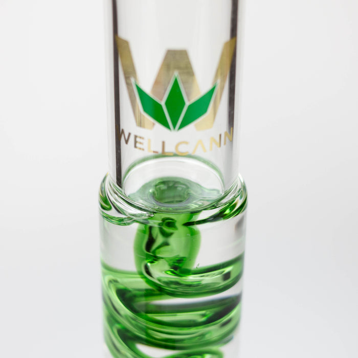 WELLCANN | 12" Glycerine Detachable Glass Bong