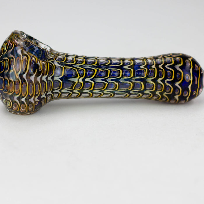 5" Gold Fumed Hand Pipe [10936]