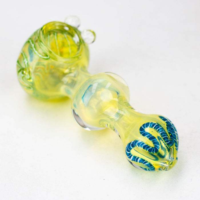 5" Gold Fumed Hand Pipe [10935]