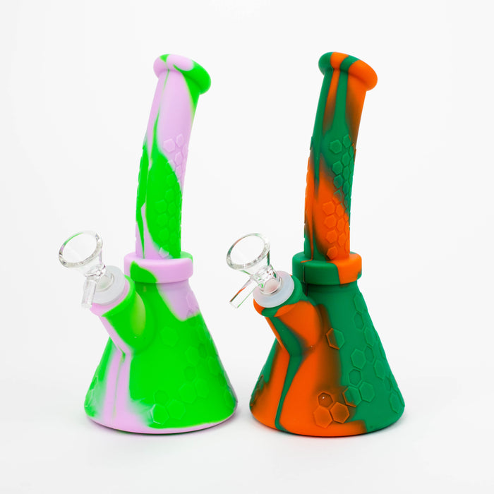 8" Silicone Bong  [7050120B]