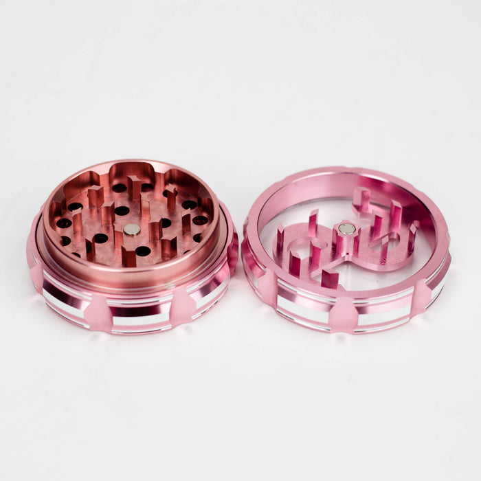 2.5" aluminum grinder 4 layers with Dollar design [GA10]