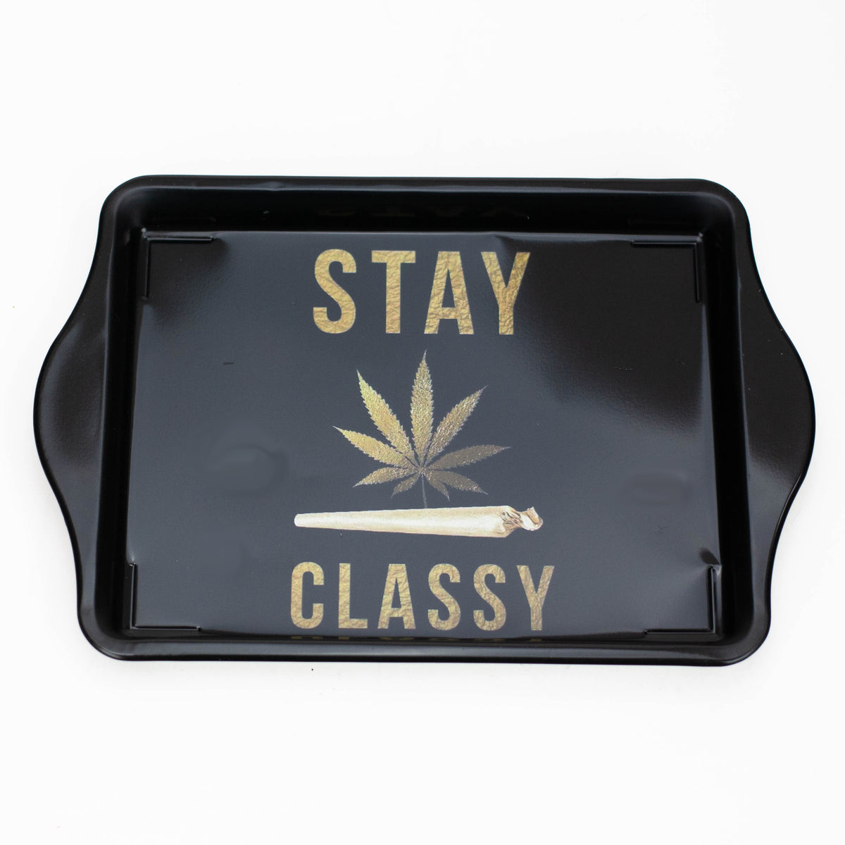 SMALL METAL ROLLING TRAY HD | One Wholesale Canada