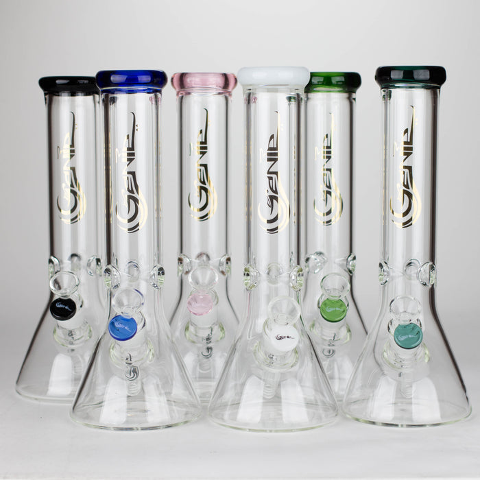 Genie | 12" Genie Classic beaker glass water bong [NSP105]