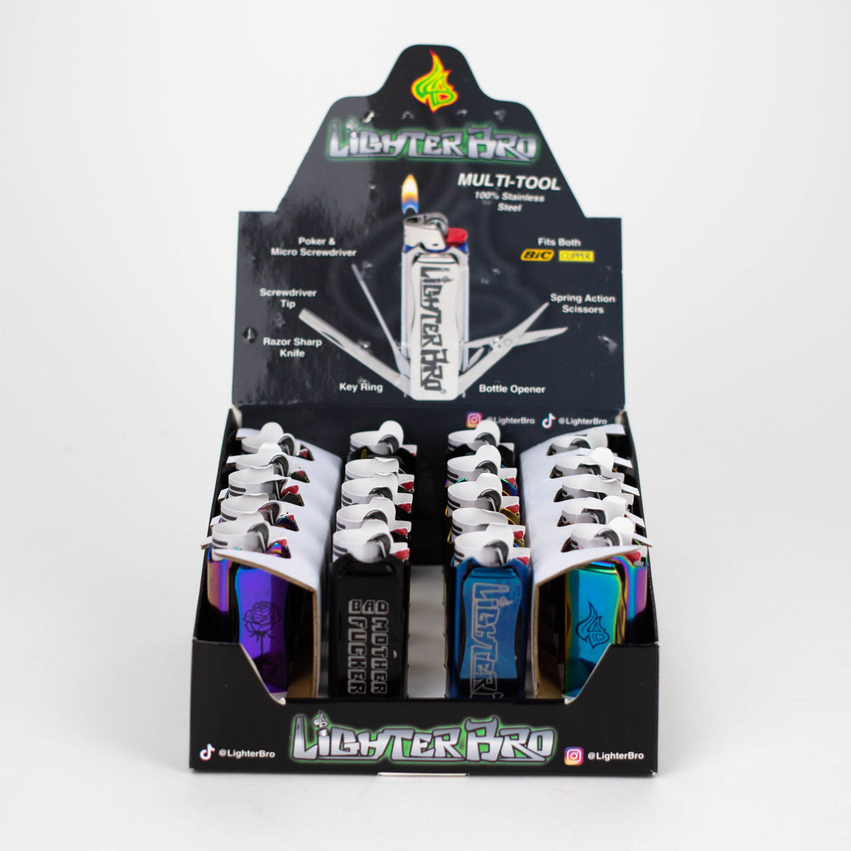 LighterBro® Pro Lighter Holder Multi-Tool