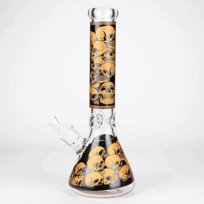 Infyniti | 14" Skull beaker 7 mm glass bong