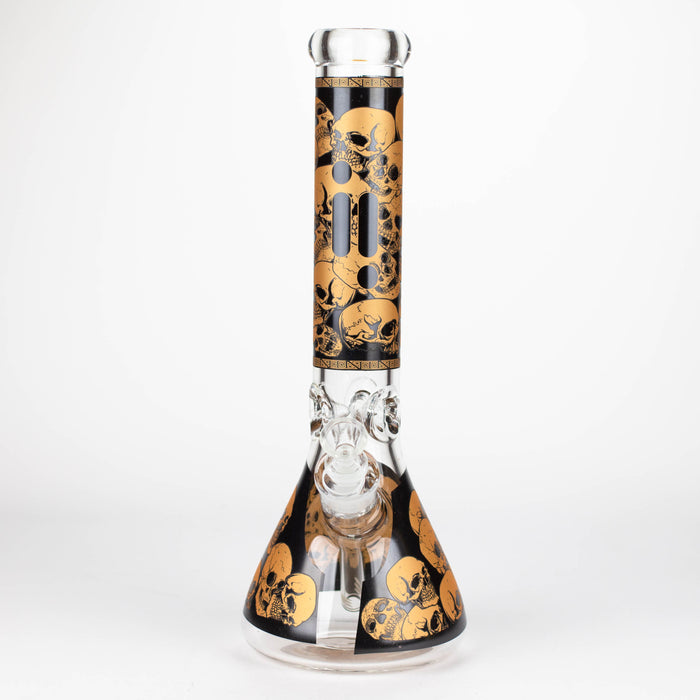 Infyniti | 14" Skull beaker 7 mm glass bong