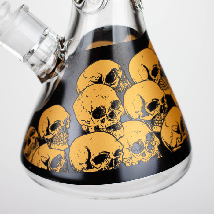 Infyniti | 14" Skull beaker 7 mm glass bong