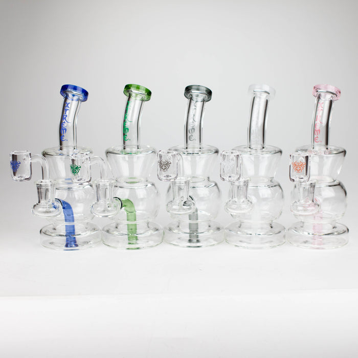 Xtreme | 6.7" Glass 2-in-1 bubbler [DCK006]