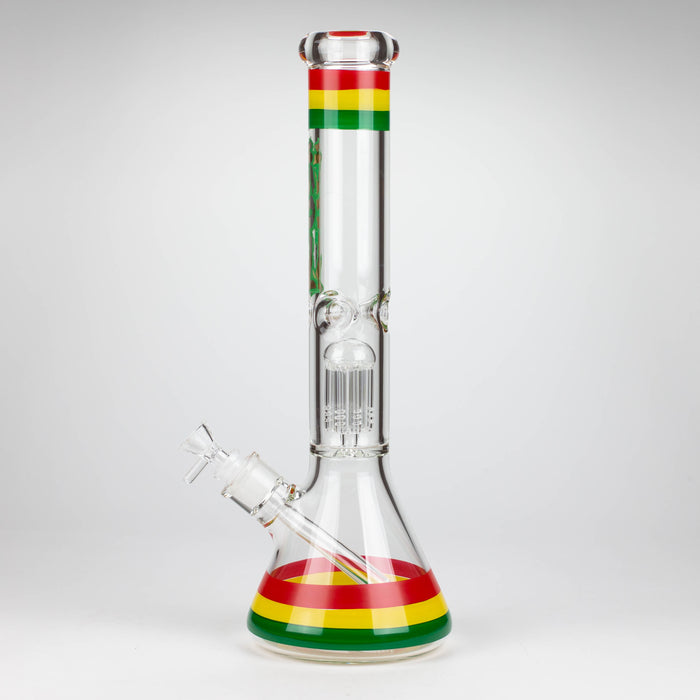 Kush | 15" tree percolator 7mm glass bong [AK089]