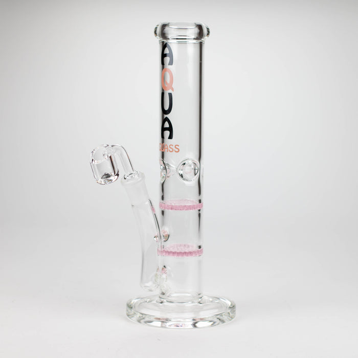 AQUA | 10" Dual Honeycomb rig with quartz banger [B1]