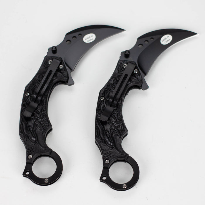 Snake Eye | Skull Design folding Karambit 3 " Blade [SE-12990]