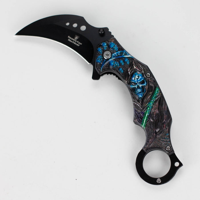 Snake Eye | Skull Design folding Karambit 3 " Blade [SE-12990]