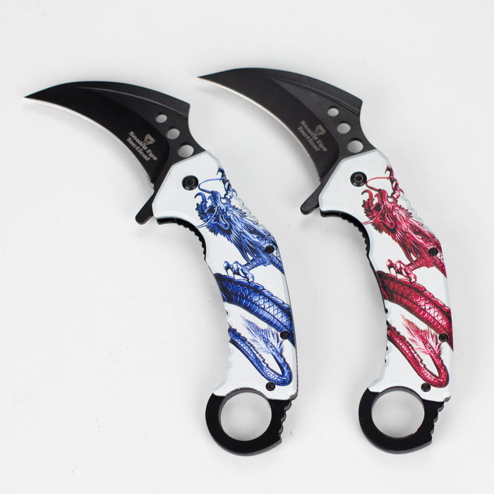 Snake Eye | Dragon Design folding Karambit 3 " Blade [SE-1111S]