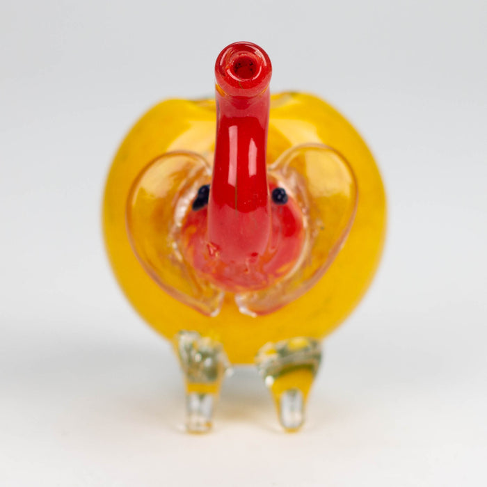 4.25" Elephant Rasta color hand pipe