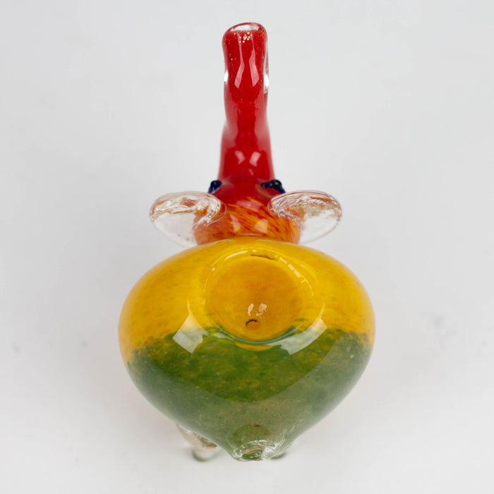 4.25" Elephant Rasta color hand pipe