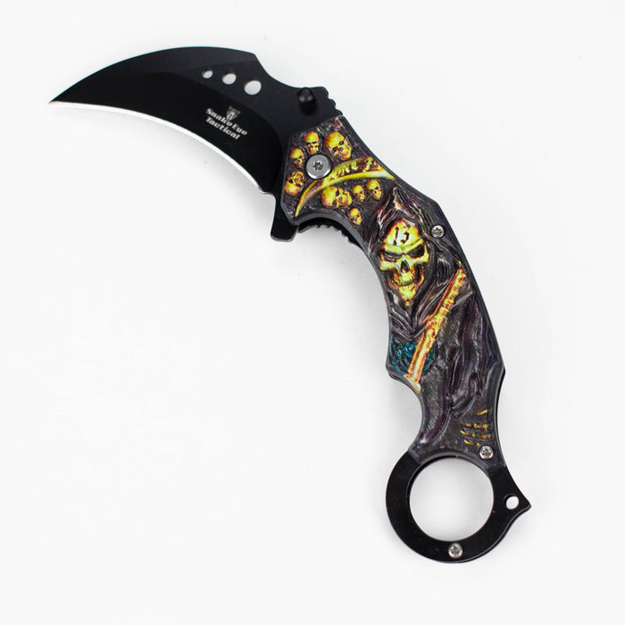 Snake Eye | Skull Design folding Karambit 3 " Blade [SE-12990]