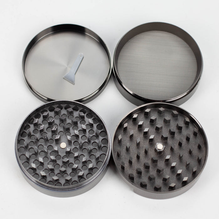 Fortune | 74mm 4 parts metal herb grinder [G092]