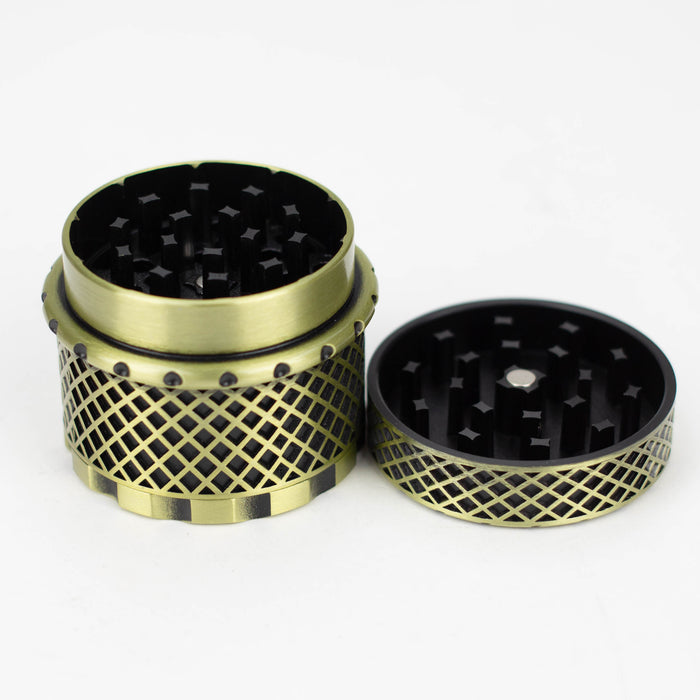 Leaf Design 4 parts Herb Grinder Box of 6