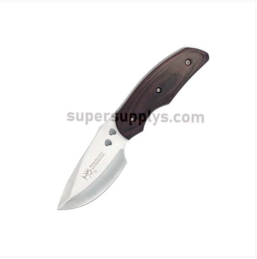 BUCK 480 ROCKY MTN ELK FOUNDATION KNIFE & SHEATH_0