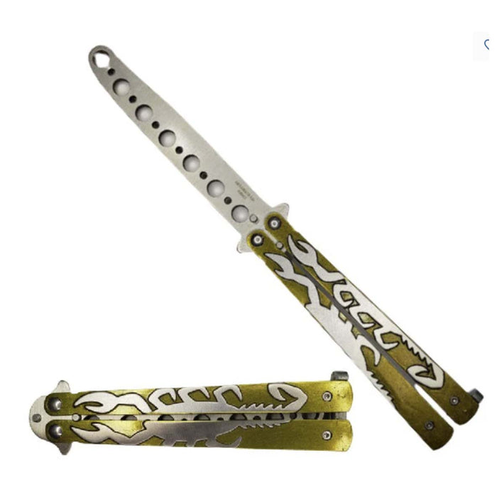 8 1/2" Scorpion Butterfly Training Knife