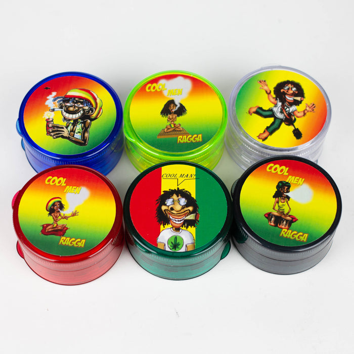 Fortune | 4 Parts Cool man Plastic Grinder Box of 12