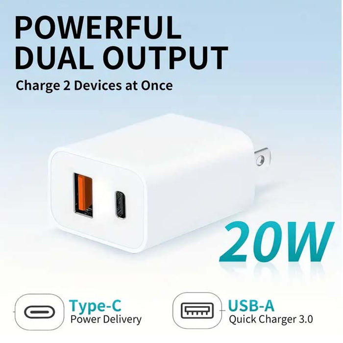 20W USB-C  and15W USB-A Wall Adaptor_2