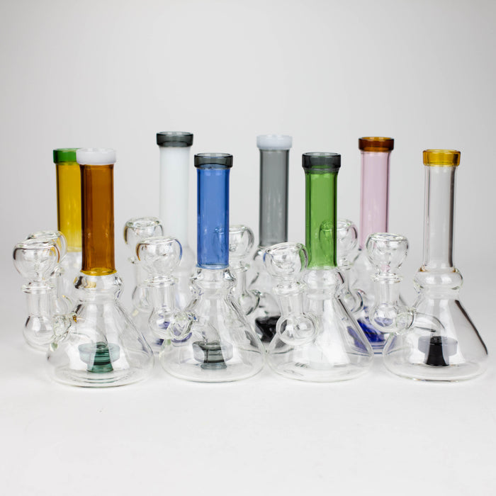 6" cone diffused glass bubbler