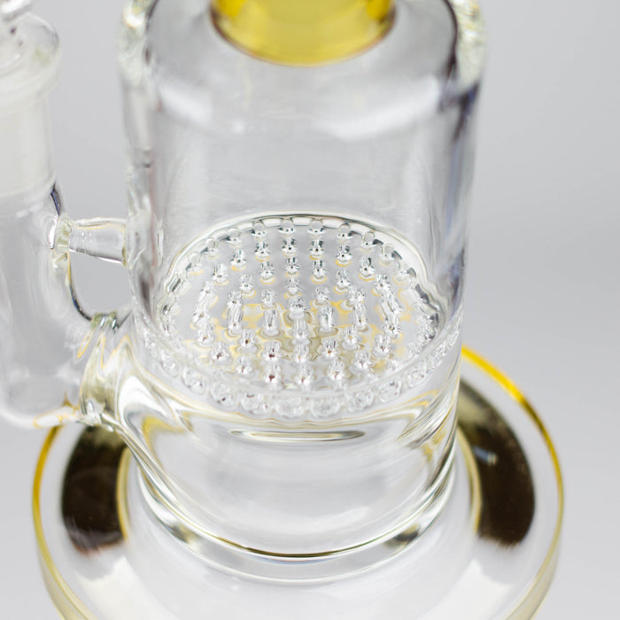 8" Glass bong with Honeycomb diffuser