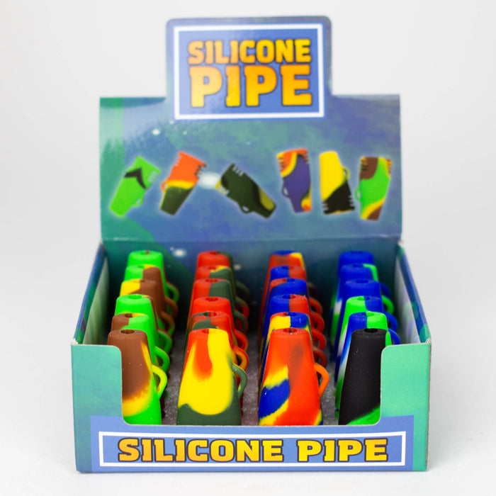 Silicone Pipe hitter Display of 24