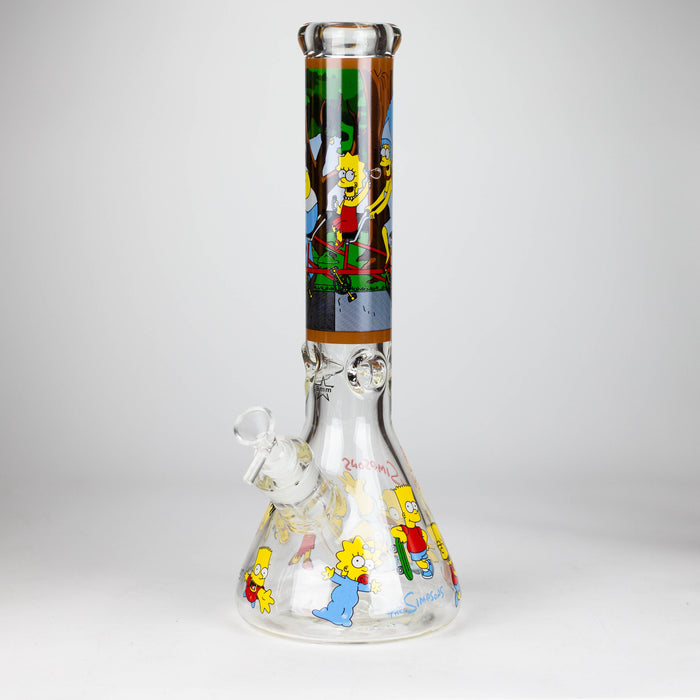 14" Cartoon 9 mm glass bong [PIP789]