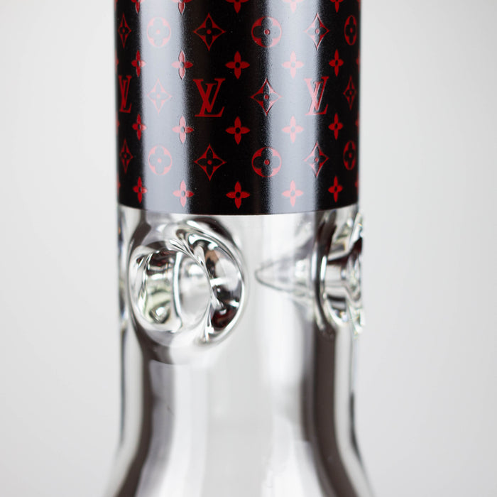 20" Luxury Pattern 9mm glass bong [PIP872]