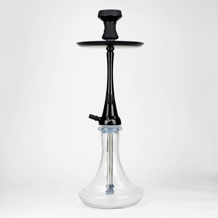 Genie | 22.5″ Aluminum Hookah with Diffuser,Tray, and Soft Touch Silicone Hose [SS-04]