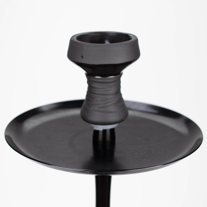 Genie | 22.5″ Aluminum Hookah with Diffuser,Tray, and Soft Touch Silicone Hose [SS-04]