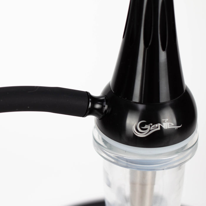 Genie | 22.5″ Aluminum Hookah with Diffuser,Tray, and Soft Touch Silicone Hose [SS-04]