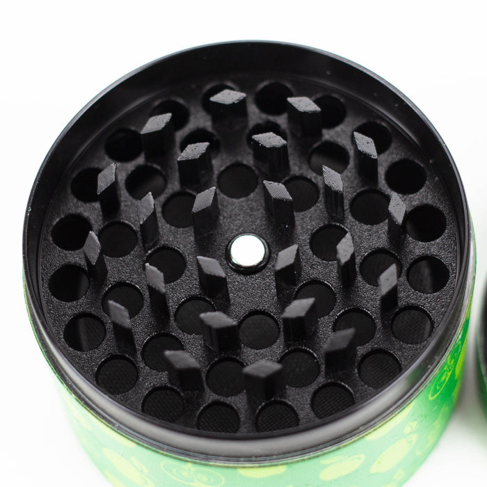 2.5" Metal Grinder 4 Layers with Fruit Design Box of 6 [GZ461]