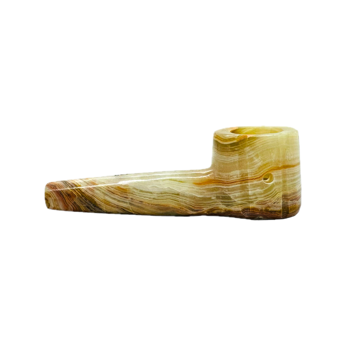 StoneAge 4" Handmade Tobacco Smoking Pipe – Model: Bowl Design, Includes Gift Box_4