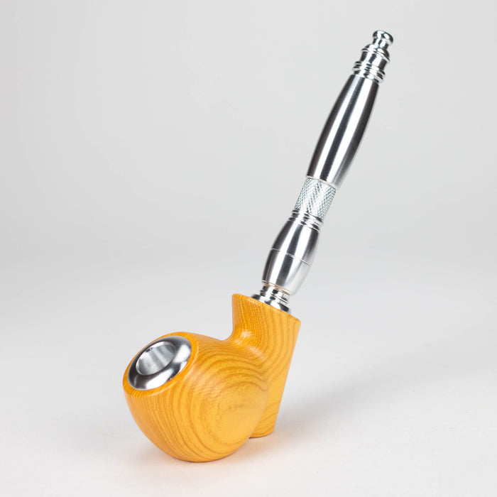 8" Aluminum Tobacco Pipe with Screens