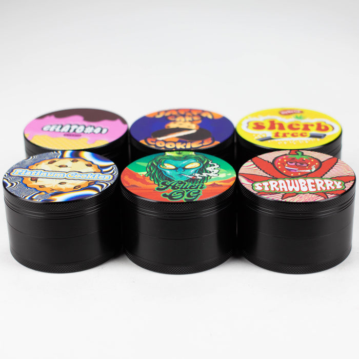 4 parts 63mm metal grinder Box of 6