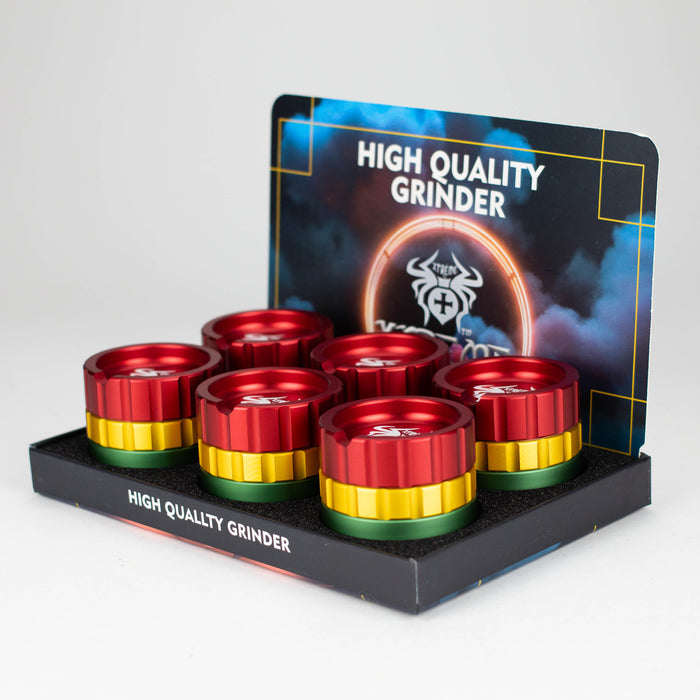 Xtreme | 53mm Aluminium Grinder 4 Layers Box of 6 [G1284]