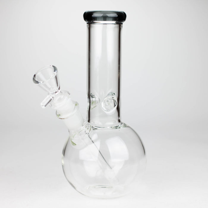 9" Round base glass bong